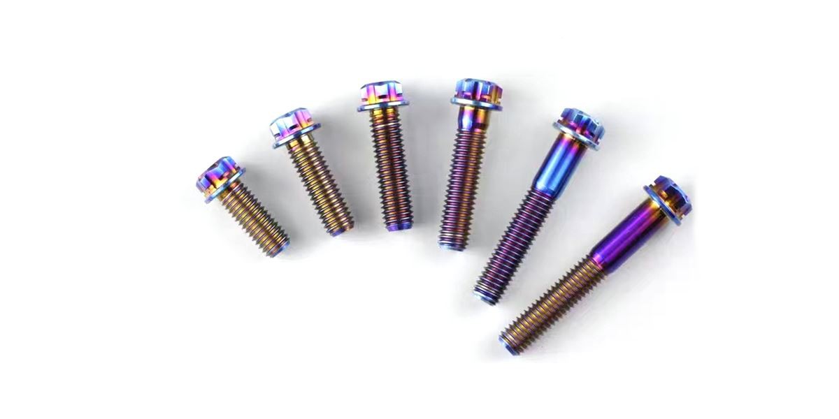 M8 flange titanium bolt M8 flange titanium bolt