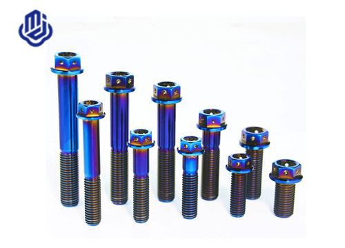 کیت پیچ پایه کالیپر ترمز جلو تیتانیومی